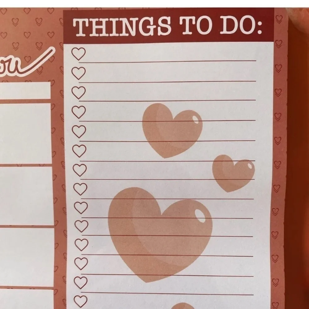 The Office List Pad and Pen Set Jim & Pam Writing Note Pad 80 Sheets NEW